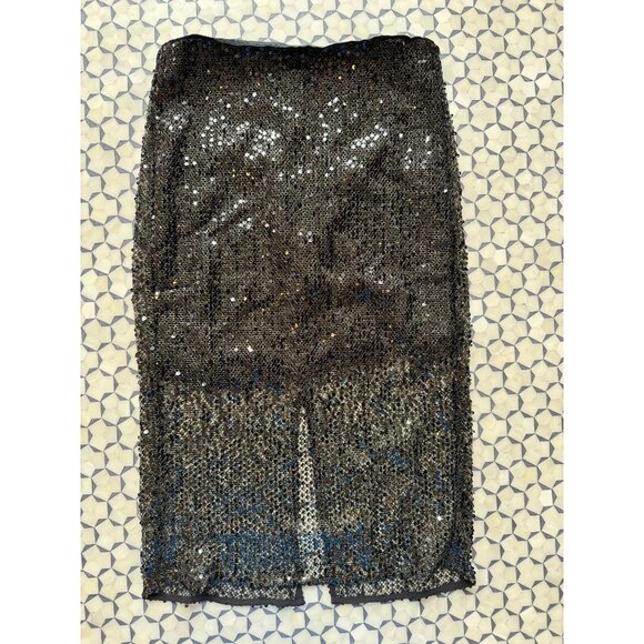 J.Crew Collection Sequin Top & Midi Skirt Set Black Size Small Top & 6 Skirt NWT - Picture 7 of 15